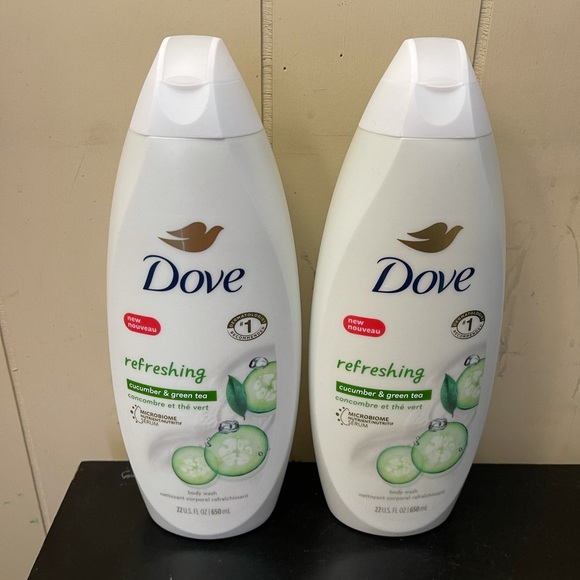 Dove Bath & Body 2 Dove Hydrating Body Wash Cucumber And Green Tea